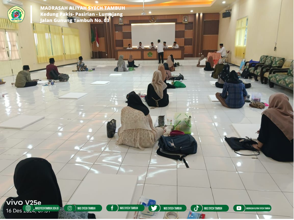 Lomba Kaligrafi Kontenporer sSe-Kab Lumajang