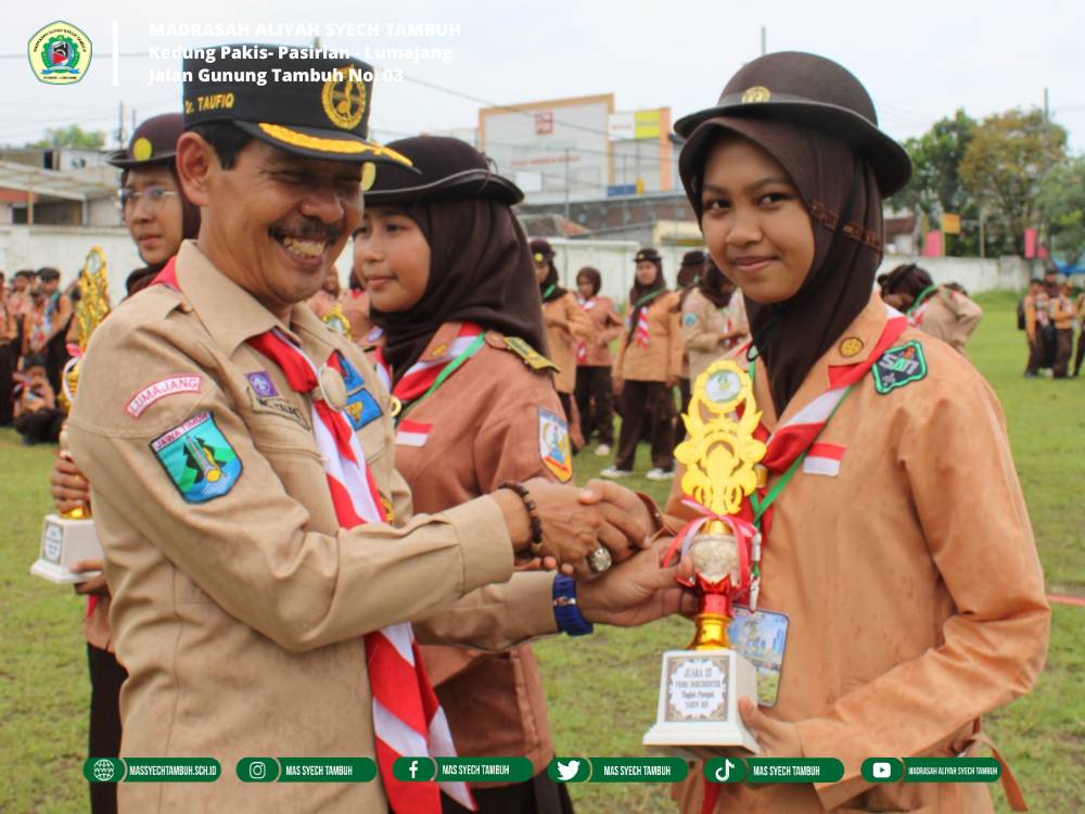 Gugusdepan 10.157 – 10.158 Pangkalan Madrasah Aliyah Syech Tambuh Sabet Juara Ketiga Video Dokumenter Tingkat Penegak