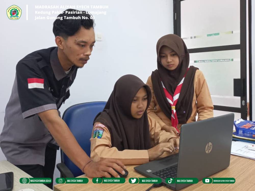 Berkomitmen dalam melaksanakan Kegiatan Pengembangan Skill Multimedia di MA Syech Tambuh