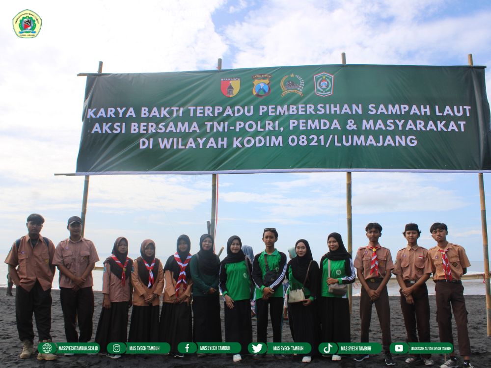 Madrasah Aliyah Syech Tambuh Menggelar Kegiatan Gerakan Indonesia Asri DI Pantai Watu Pecak