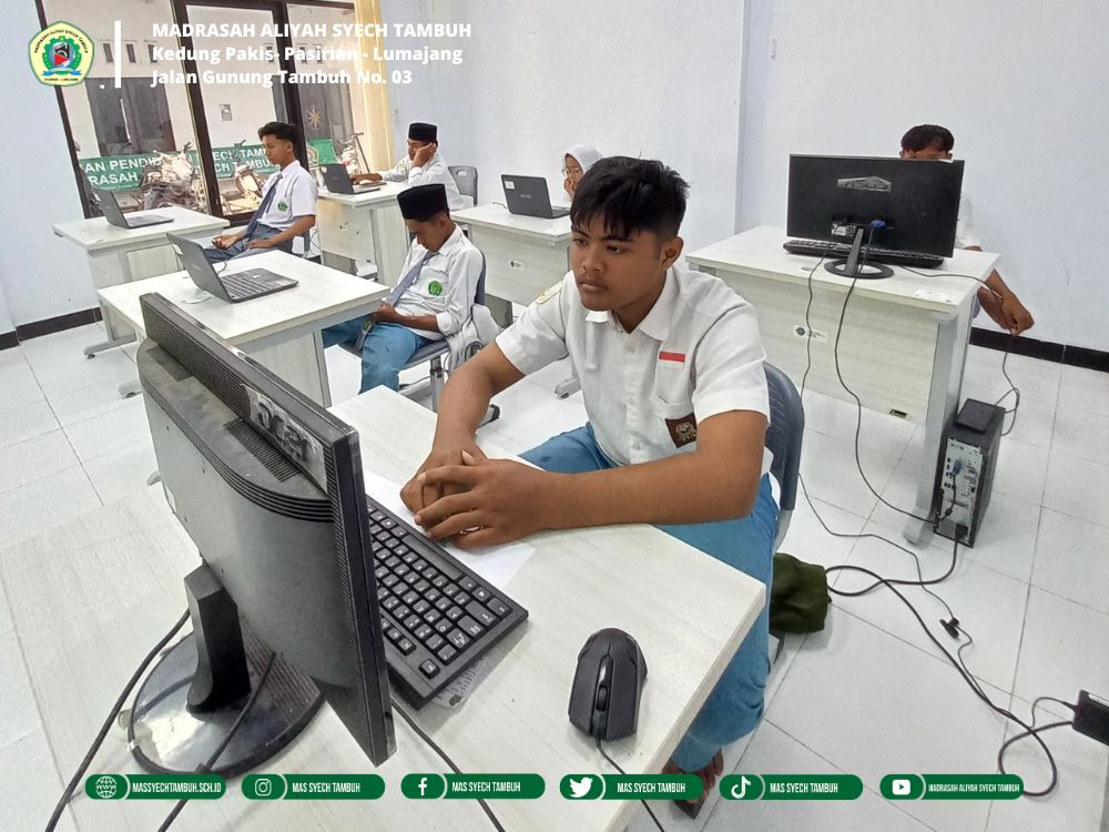Madrasah Aliyah Syech Tambuh Laksanakan Asesmen Madrasah Berbasis Komputer (Ambk) Tahun Pelajaran 2025/2026
