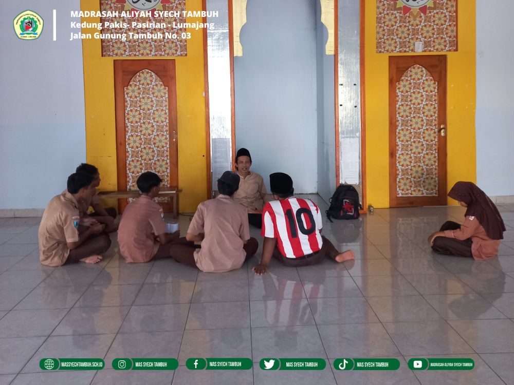 Madrasah Aliyah Syech Tambuh Istiqamah Gelar Kajian Kitab Kuning Mabadi Fiqih Di Masjid Al Misry