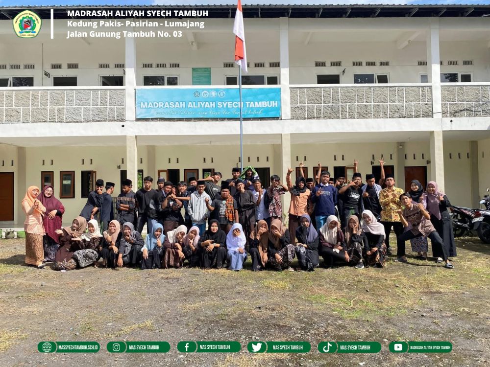 Peringati Hari Kartini, Madrasah Aliyah Syech Tambuh Gelar Khataman Al-Qur'an Dan Tahlil Di Masjid Al Misry