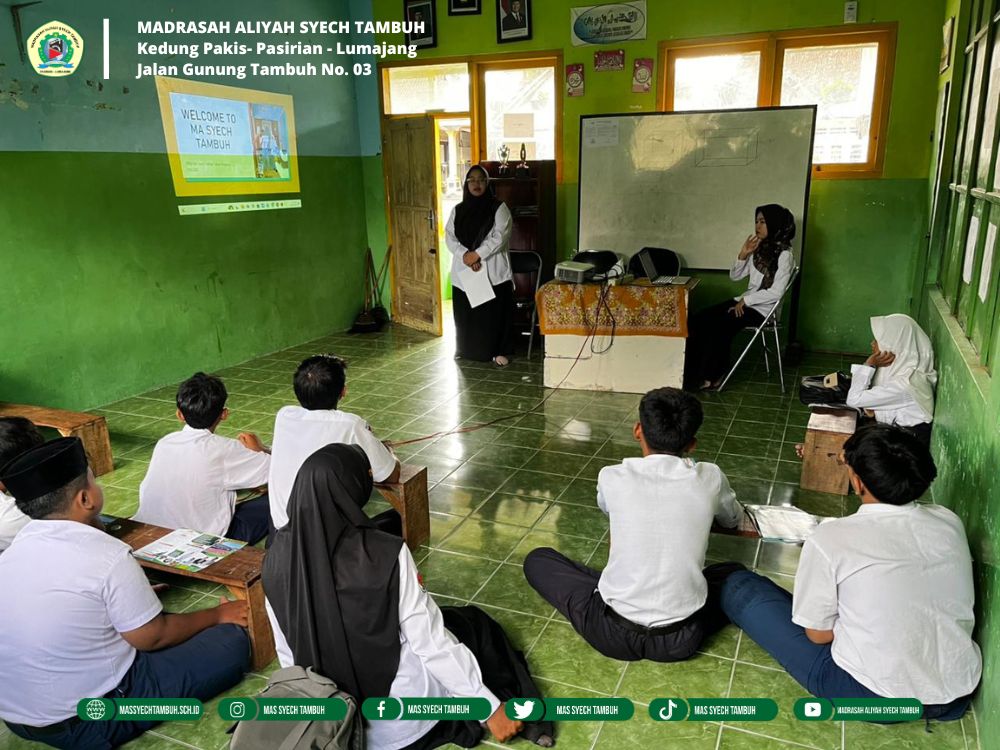 Madrasah Aliyah Syech Tambuh Gelar Sosialisasi Sistem Penerimaan Siswa Baru (SPMB) Di MTs Al-Ma'arif Pasirian