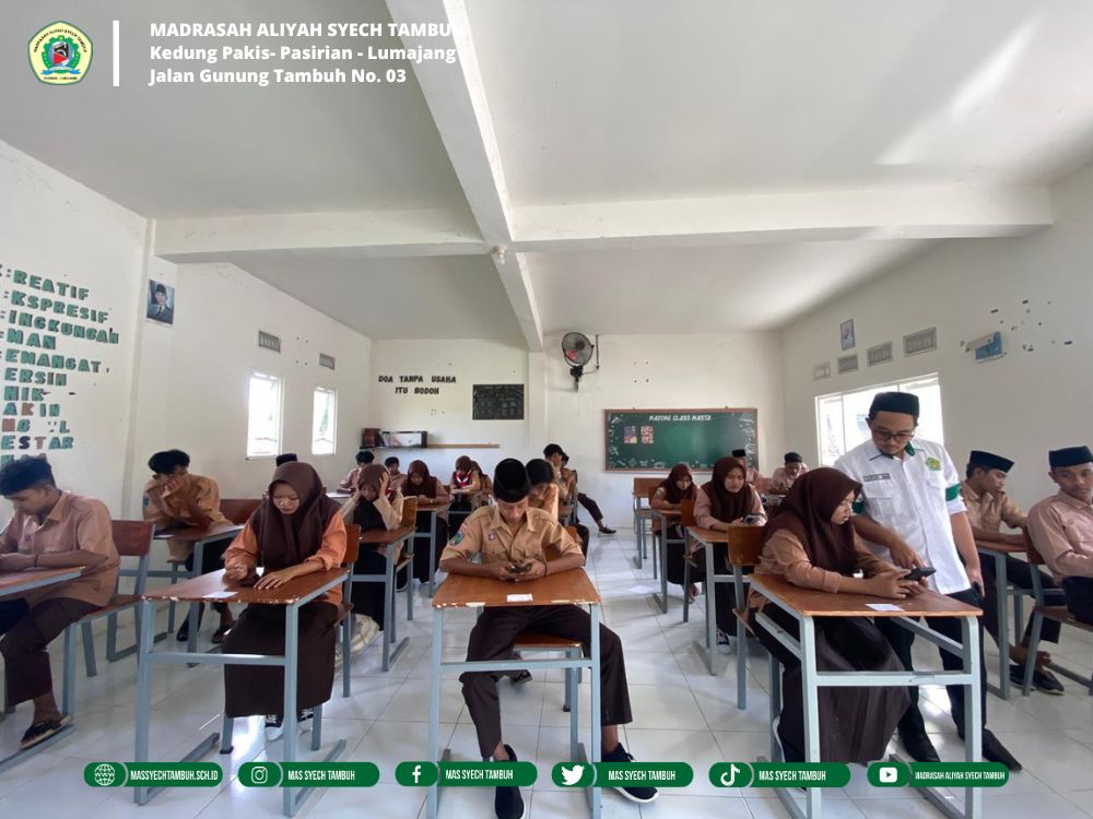 Madrasah Aliyah Syech Tambuh Laksanakan Asesmen Sumatif Akhir Tahun (ASAT) Berbasis Digital Tahun Pelajaran 2025/2026