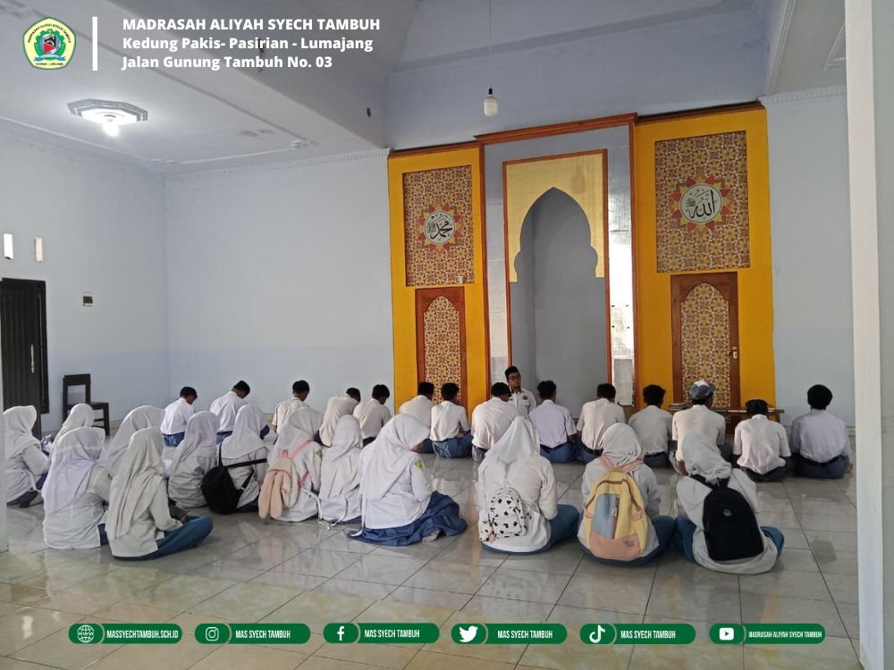 Membangun Karakter Peserta Didik, MAS Syech Tambuh Laksanakan Kegiatan Keagamaan Bersama Seluruh Warga Madrasah